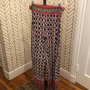 Trina Turk bell-bottom flowy pant